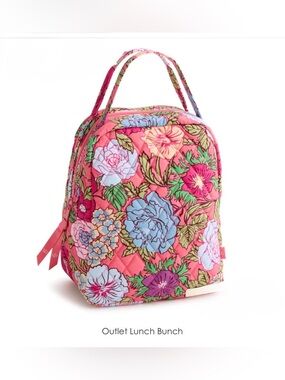 Vera Bradley lunch Bunch in vibrant gardenias pattern